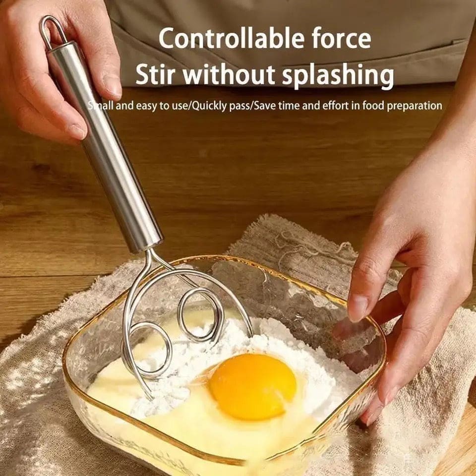 Flour Mixer, Manual Non Stick Cream Beater, Danish Bread Dough Hand Mixer, Dough Whisk Mixer, Kitchen Baking Blender Tool, Durable Handheld Food Blender For Cooking Flour Mixer, Manual Non Stick Cream Beater, Danish Bread Dough Hand Mixer, Dough Whisk Mixer, Kitchen Baking Blender Tool, Durable Handheld Food Blender For Cooking